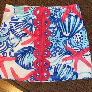 Lilly Pulitzer Starfish Skirt. Size 0